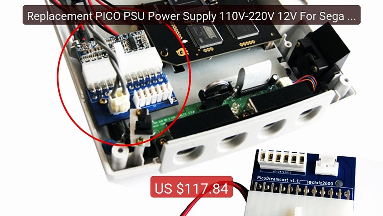 Replacement PICO PSU Power Supply 110V-220V 12V For Sega Dreamcast ... -- Top Rated 2026 | Buy Now!