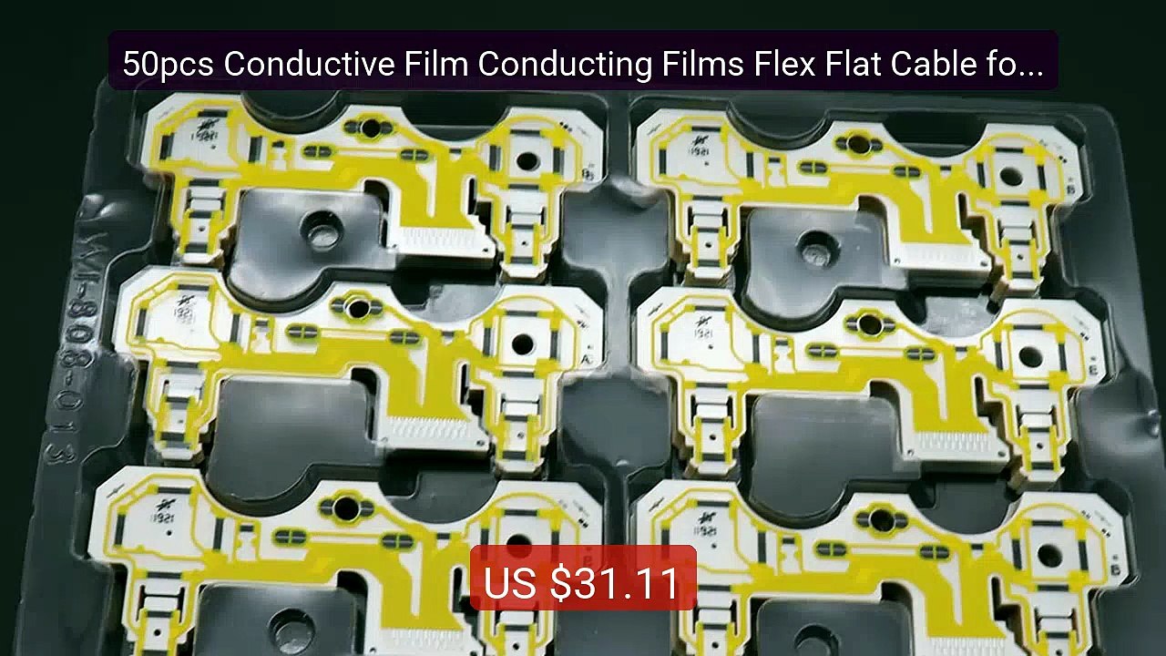 50pcs Conductive Film Conducting Films Flex Flat Cable for PlayStat... -- Top Rated 2026 | Buy Now!