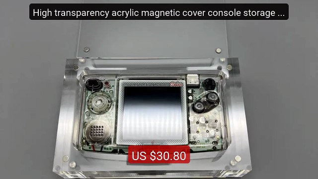 High transparency acrylic magnetic cover console storage box ... Amazing Value 2026 | Must Have!