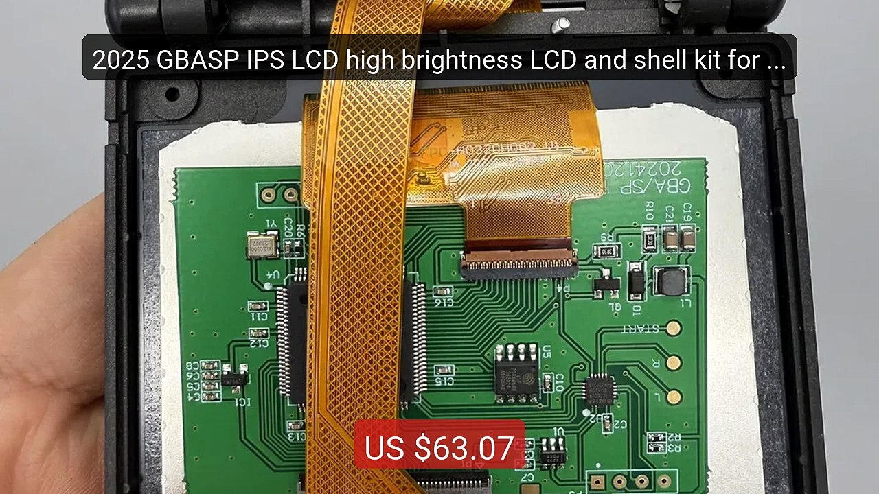 2025 GBASP IPS LCD high brightness LCD and shell kit for Game... -- Amazing Value 2026 | Must Have!