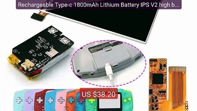 Rechargeable Type-c 1800mAh Lithium Battery IPS V2 high brightness... Best Deal 2026 | Shop Now!