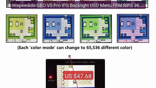 Hispeedido GBO V5 Pro IPS Backlight OSD Menu FRM RIPS 36 Color... Hot Deal 2026 | Limited Offer!