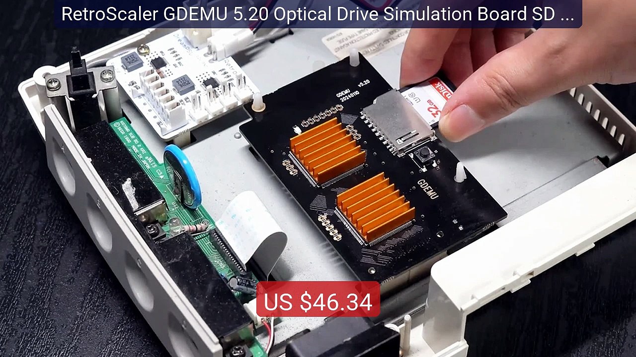 RetroScaler GDEMU 5.20 Optical Drive Simulation Board SD Exte... -- Amazing Value 2026 | Must Have!