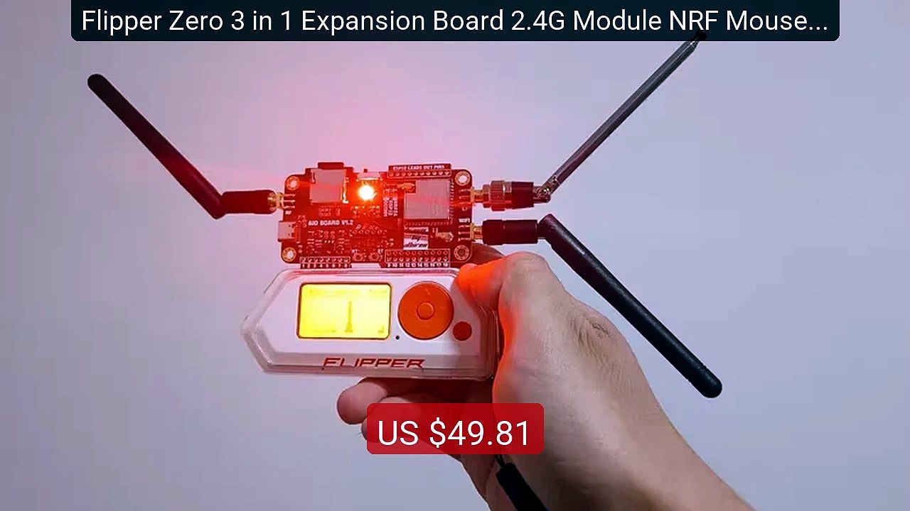 Flipper Zero 3 in 1 Expansion Board 2.4G Module NRF Mousejacke... -- Hot Deal 2026 | Limited Offer!