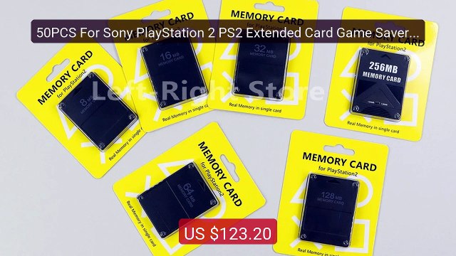 50PCS For Sony PlayStation 2 PS2 Extended Card Game Saver 8M ... Amazing Value 2026 | Must Have!