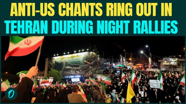 Iran RALLY: Anti-Us Slogans CHANTED In Tehran As 103rd Night Of Rallies Continues In Azadi Square
