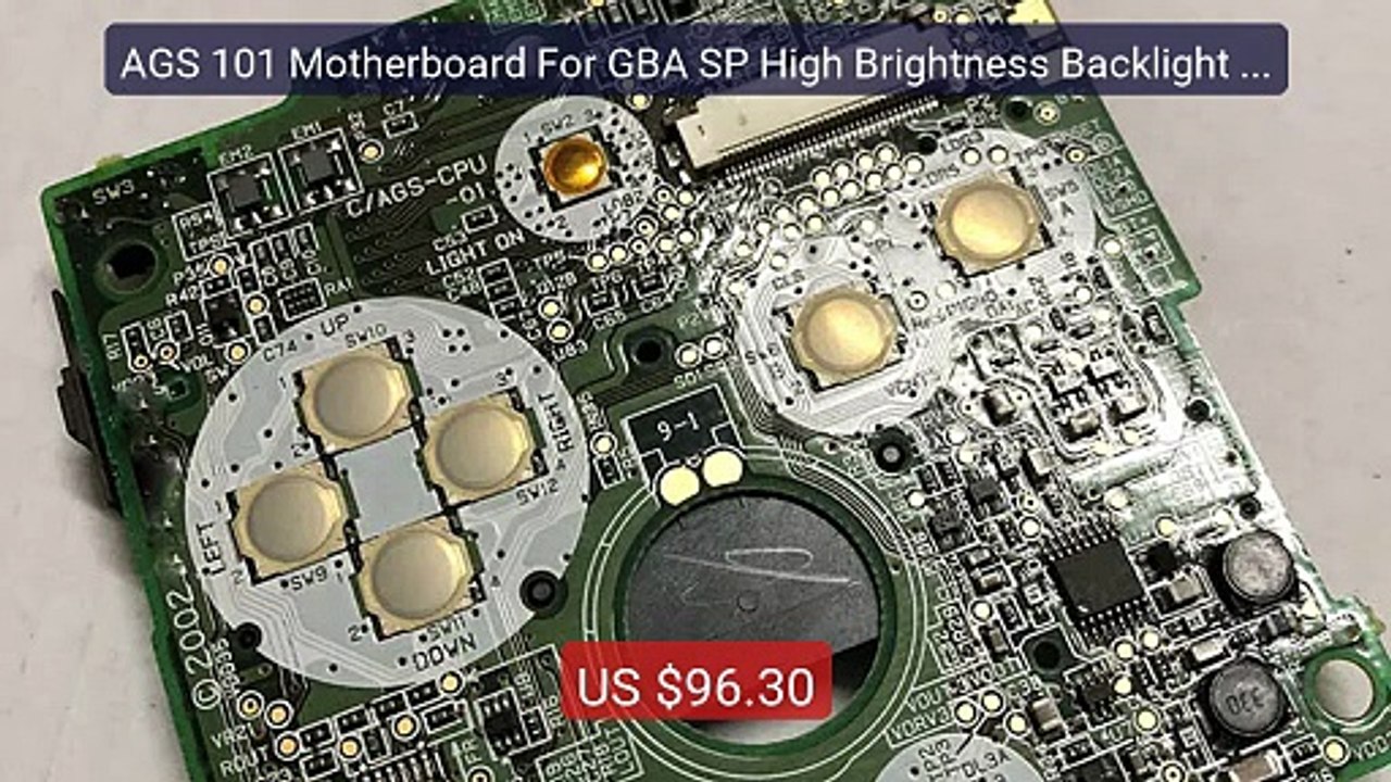 AGS 101 Motherboard For GBA SP High Brightness Backlight Origi... -- Hot Deal 2026 | Limited Offer!
