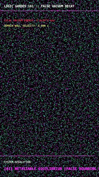 False Vacuum Decay Visualised | Universe Erasure Event | LG-161