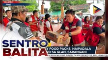 20,000 family food packs, naipadala na ng DSWD sa Glan, Sarangani; operasyon ng DSWD sa Davao Occidental, pinaigting din | ulat ni Bernard Ferrer