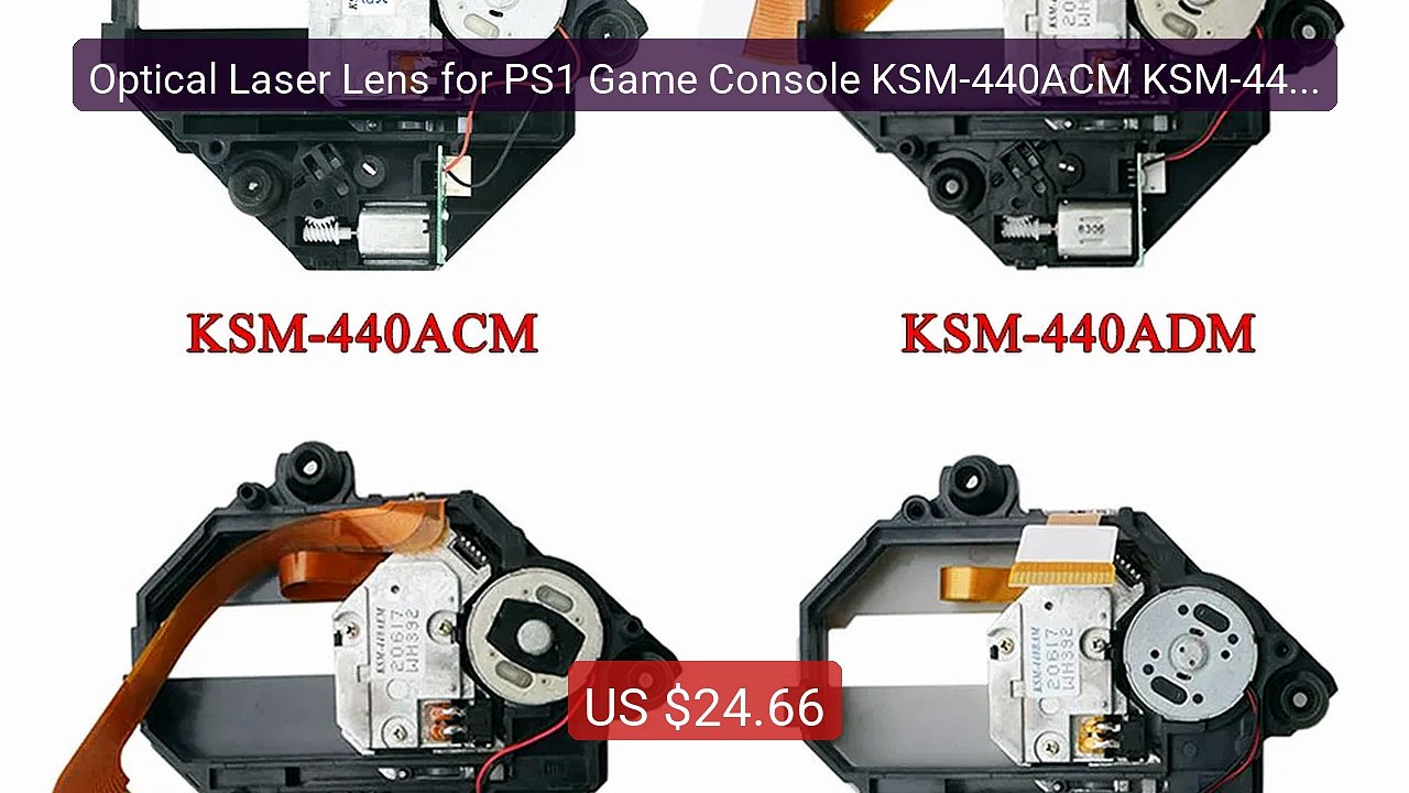Optical Laser Lens for PS1 Game Console KSM-440ACM KSM-440ADM ... -- Best Buy 2026 | Great Quality!