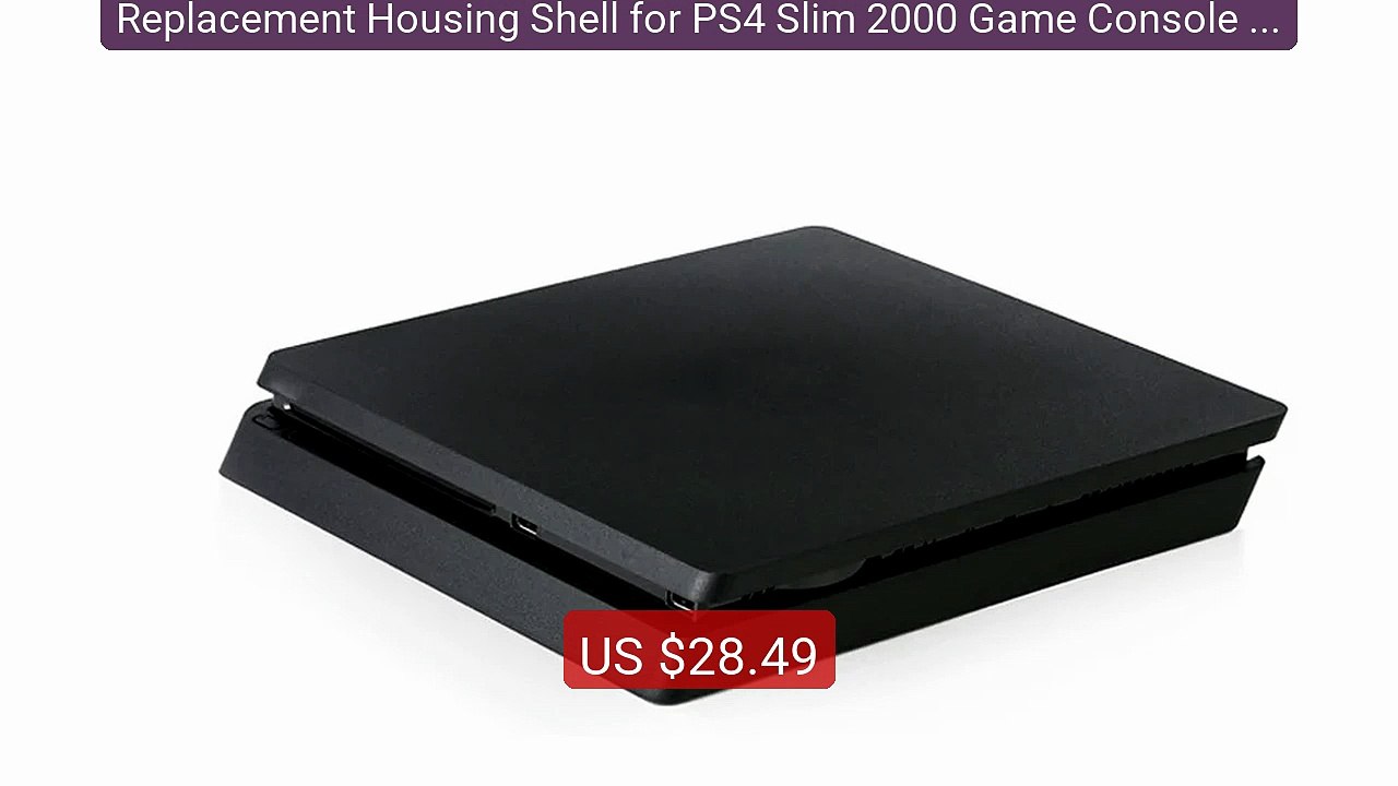 Replacement Housing Shell for PS4 Slim 2000 Game Console Black whit... -- Top Rated 2026 | Buy Now!