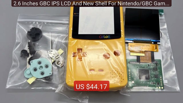 2.6 Inches GBC IPS LCD And New Shell For Nintendo/GBC Gameboy... Amazing Value 2026 | Must Have!
