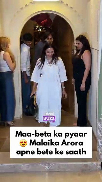 Malaika Arora steps out with son Arhaan Khan after family time together