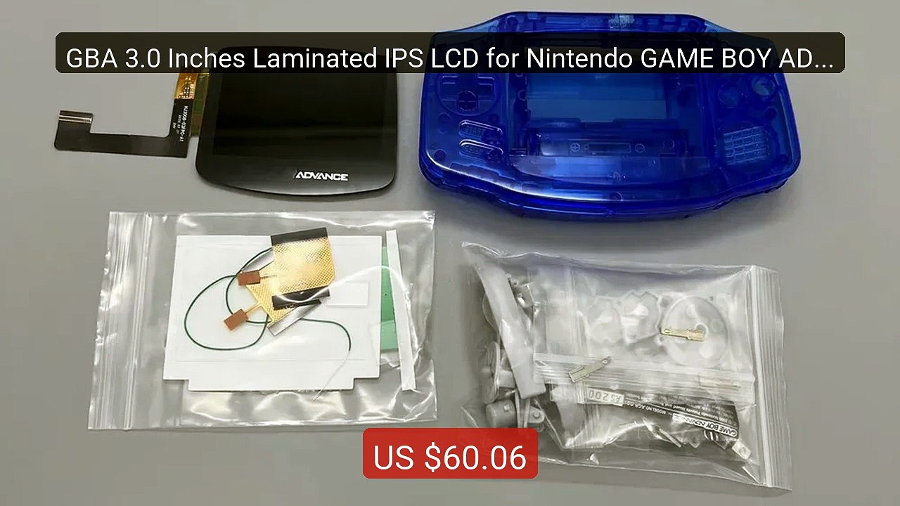 GBA 3.0 Inches Laminated IPS LCD for Nintendo GAME BOY ADVA... -- Top Pick 2026 | Unbeatable Price!
