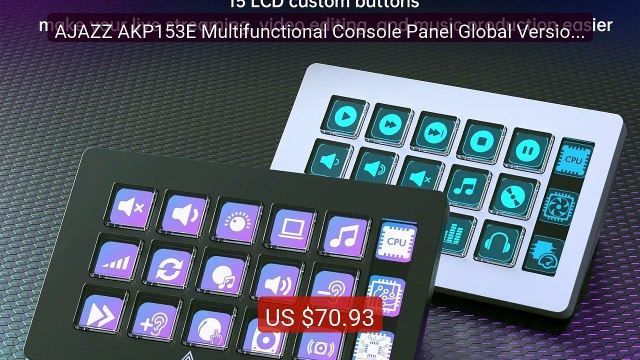 AJAZZ AKP153E Multifunctional Console Panel Global Version Intellig... Top Rated 2026 | Buy Now!
