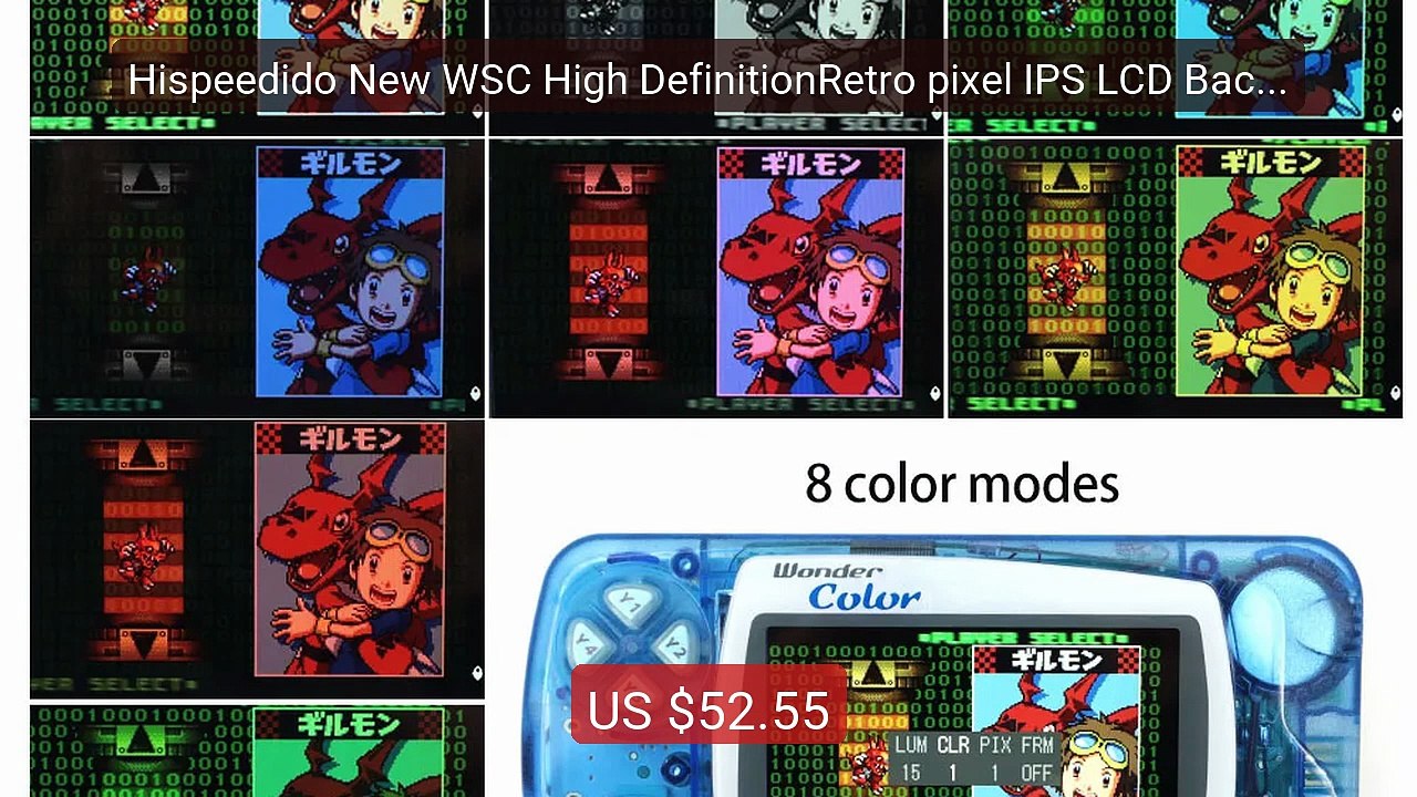 Hispeedido New WSC High DefinitionRetro pixel IPS LCD Backlig... -- Amazing Value 2026 | Must Have!