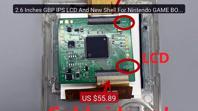 2.6 Inches GBP IPS LCD And New Shell For Nintendo GAME BOY PO... Amazing Value 2026 | Must Have!
