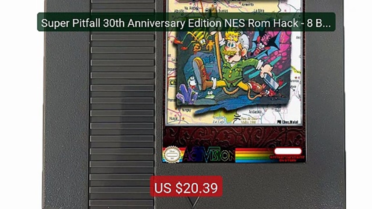 Super Pitfall 30th Anniversary Edition NES Rom Hack - 8 Bit 72 Pins... -- Top Rated 2026 | Buy Now!