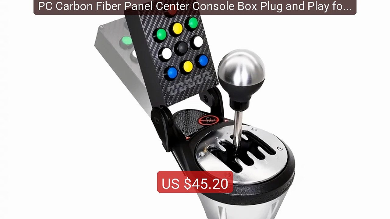 PC Carbon Fiber Panel Center Console Box Plug and Play for Th... -- Amazing Value 2026 | Must Have!