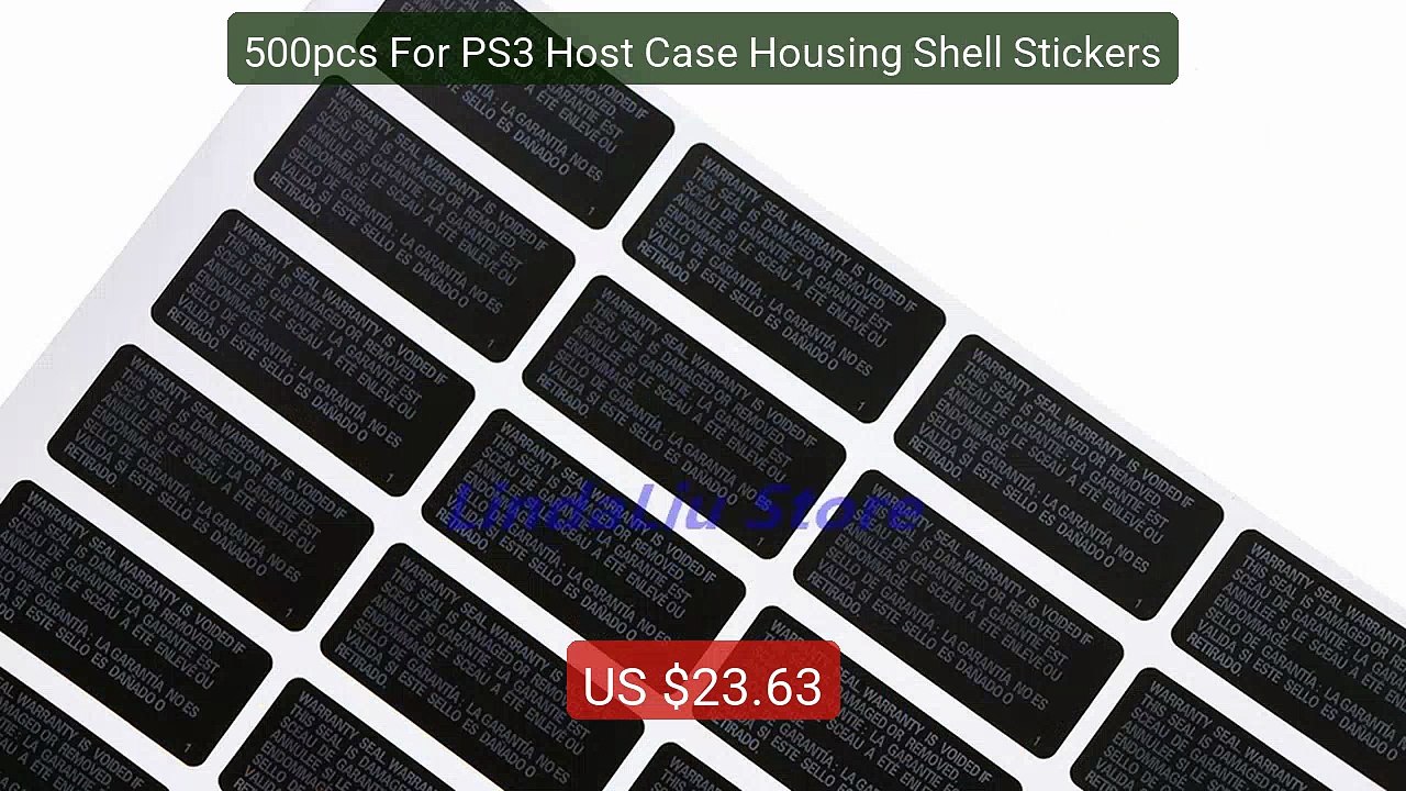 500pcs For PS3 Host Case Housing Shell Stickers -- Hot Deal 2026 | Limited Offer!