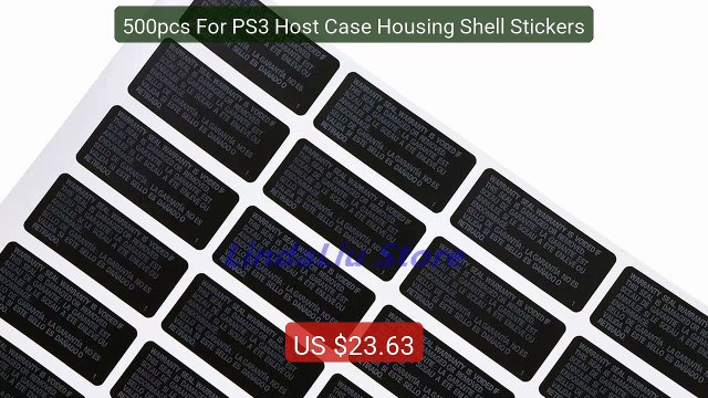 500pcs For PS3 Host Case Housing Shell Stickers Hot Deal 2026 | Limited Offer!