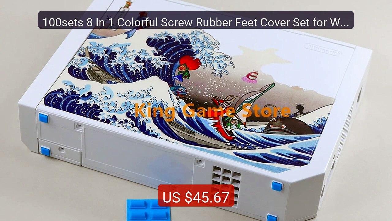 100sets 8 In 1 Colorful Screw Rubber Feet Cover Set for WII Console... -- Top Rated 2026 | Buy Now!
