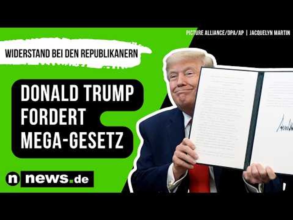US-Präsident fordert Mega-Gesetz - Widerstand bei den Republikanern