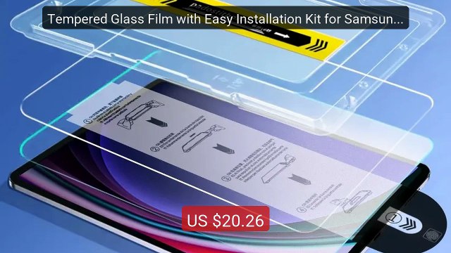 Tempered Glass Film with Easy Installation Kit for Samsung Ga... Amazing Value 2026 | Must Have!