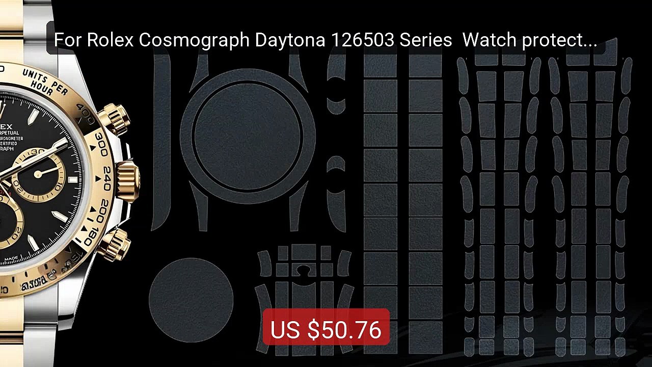 For Rolex Cosmograph Daytona 126503 Series  Watch protective Film 4... -- Top Rated 2026 | Buy Now!