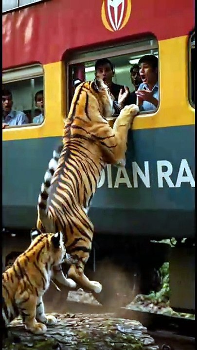 This Golden Tiger Did The Impossible... 😱🐯 #shorts #tigerstory