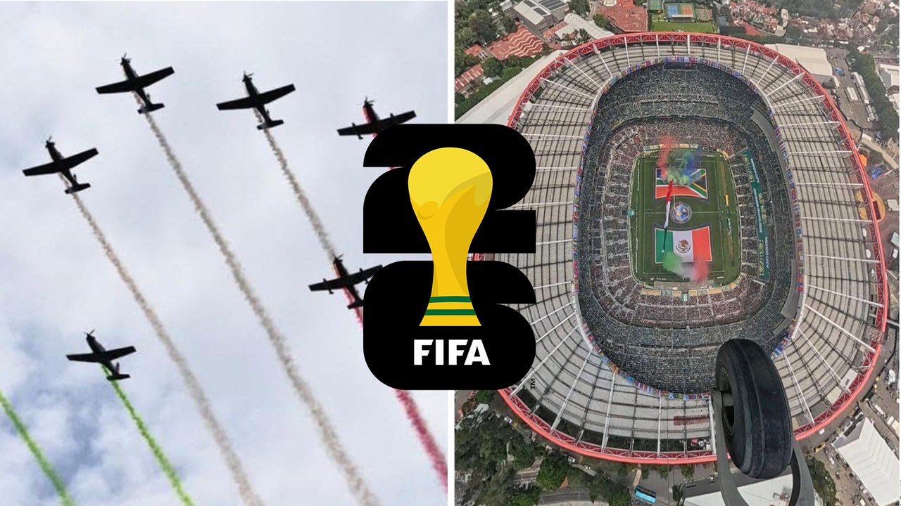 Mundial 2026: Águilas Aztecas sorprenden con espectacular acrobacia sobre el Estadio Azteca durante la inauguración