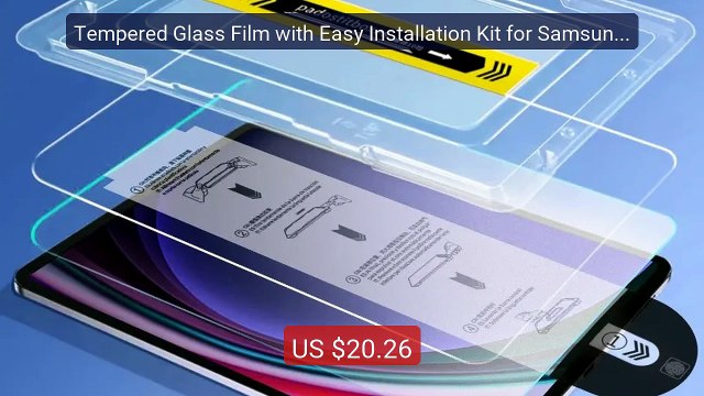 Tempered Glass Film with Easy Installation Kit for Samsung Galaxy T... Top Rated 2026 | Buy Now!