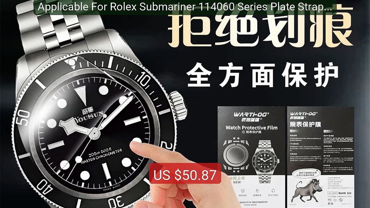 Applicable For Rolex Submariner 114060 Series Plate Strap Mod... -- Amazing Value 2026 | Must Have!