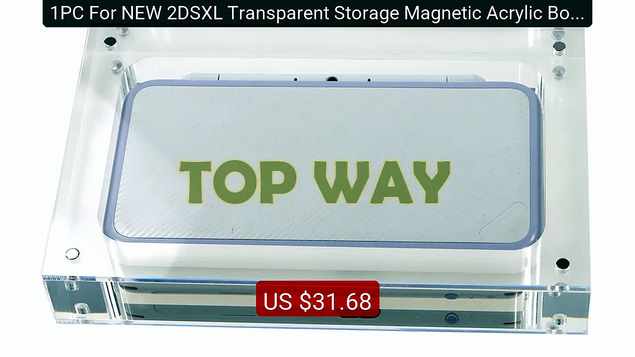 1PC For NEW 2DSXL Transparent Storage Magnetic Acrylic Box For NEW ... -- Top Rated 2026 | Buy Now!