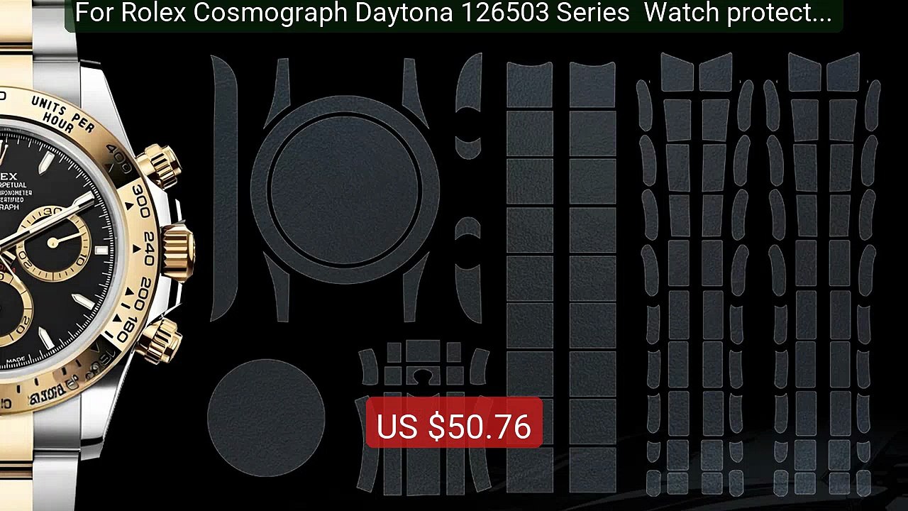 For Rolex Cosmograph Daytona 126503 Series  Watch protective Film ... -- Best Deal 2026 | Shop Now!