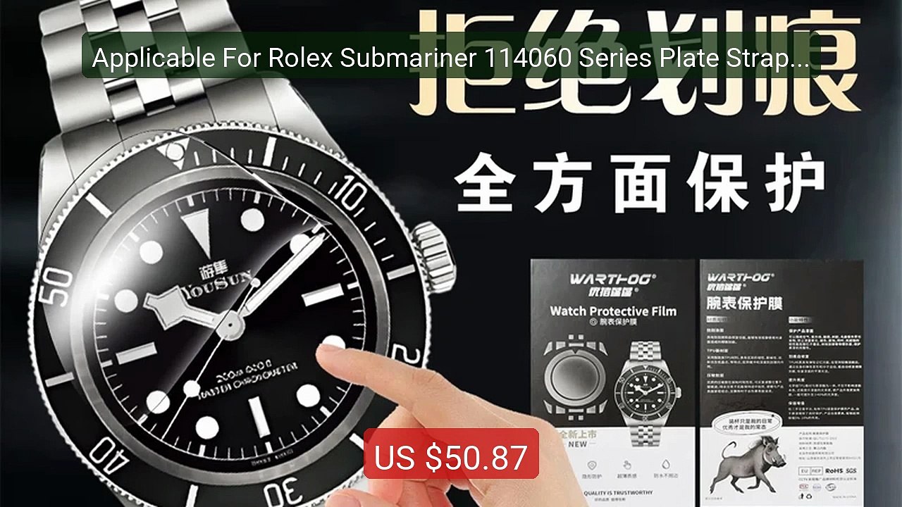 Applicable For Rolex Submariner 114060 Series Plate Strap Mod... -- Amazing Value 2026 | Must Have!