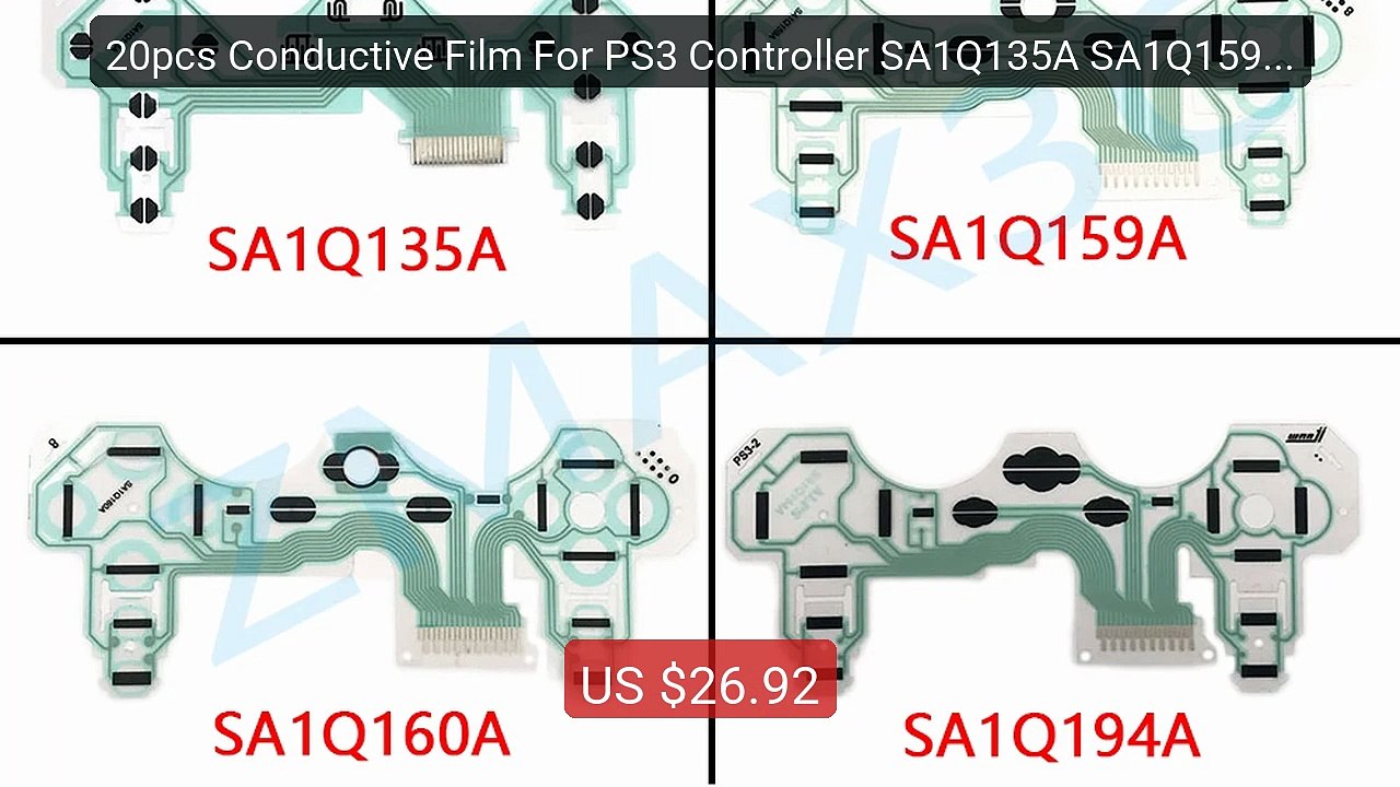 20pcs Conductive Film For PS3 Controller SA1Q135A SA1Q159A SA1... -- Best Buy 2026 | Great Quality!