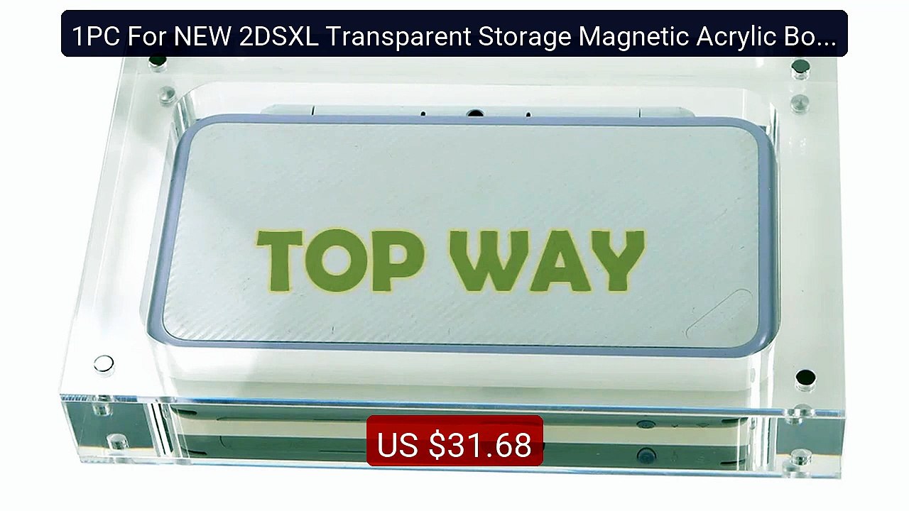 1PC For NEW 2DSXL Transparent Storage Magnetic Acrylic Box Fo... -- Amazing Value 2026 | Must Have!