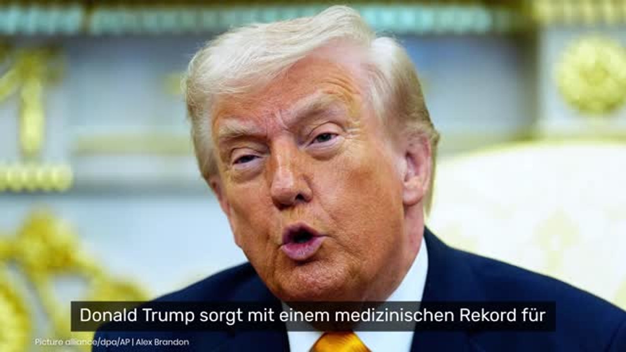 Donald Trump: US-Präsident in Klinik von 22 Fachärzten untersucht - Top-Mediziner ratlos
