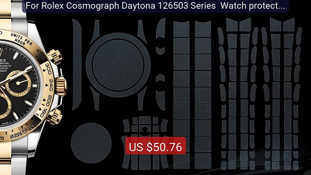 For Rolex Cosmograph Daytona 126503 Series Watch protective Film ... Best Deal 2026 | Shop Now!