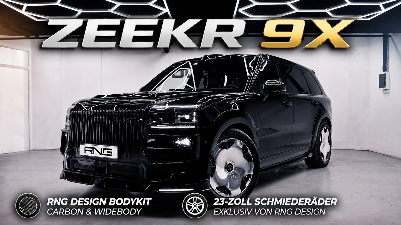 Zeekr 9X erhält erstes RNG Design Widebody-Kit weltweit