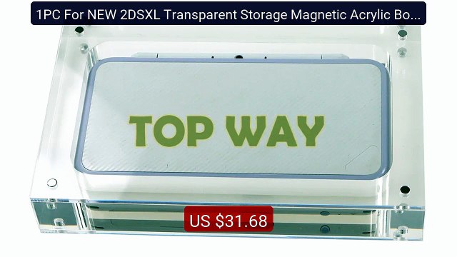 1PC For NEW 2DSXL Transparent Storage Magnetic Acrylic Box Fo... Amazing Value 2026 | Must Have!