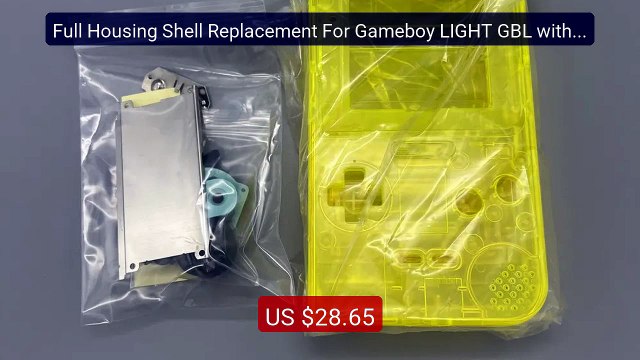 Full Housing Shell Replacement For Gameboy LIGHT GBL with glass mir... Top Rated 2026 | Buy Now!