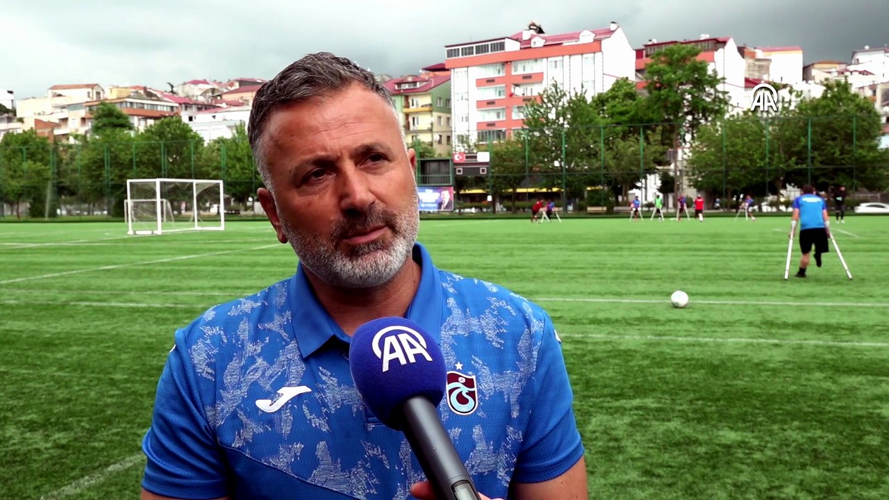 Trabzon Büyükşehir Belediyesi Ampute Futbol Takımı'nda hedef Türkiye Kupası | Ajansspor | AA