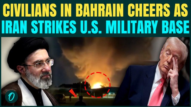 Iran ATTACKS U.S Base In Bahrain SHOCKING VIDEO: Resident Seen CHEERING As Iran Hit Fifth Fleet HQ