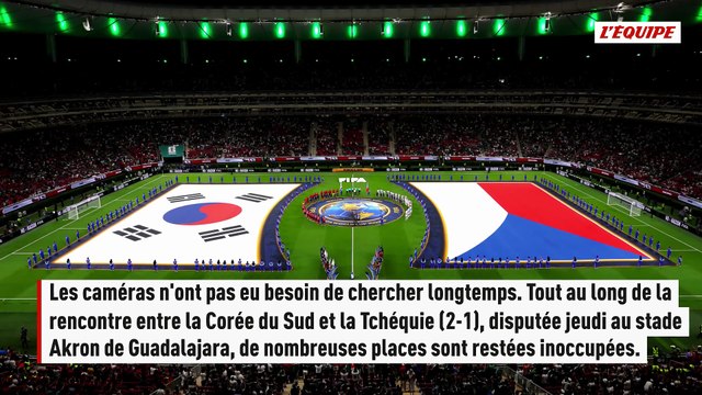 Des milliers de sièges vides pour Corée du Sud-Tchéquie, deuxième match de la Coupe du monde 2026 au Mexique - Foot - Coupe du monde 2026