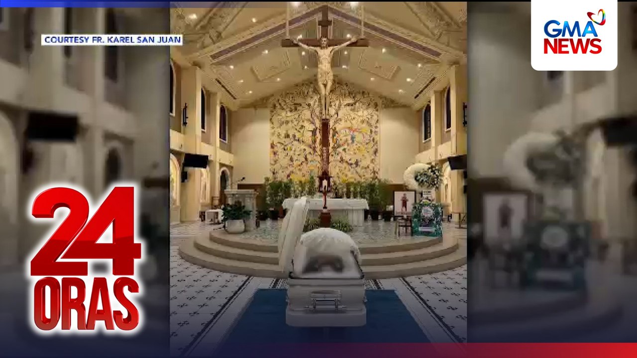 Burol ni Baterbonia sa Ateneo de Davao H.S., dinaragsa ng mga kaanak, kaibigan at tagahanga | 24 Oras