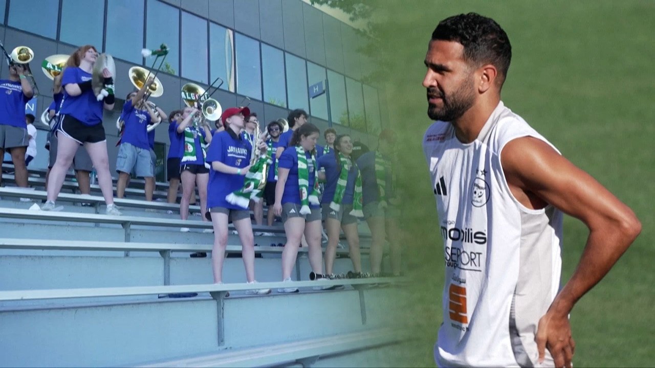 WM meets College: Big Band besucht Algerien-Training