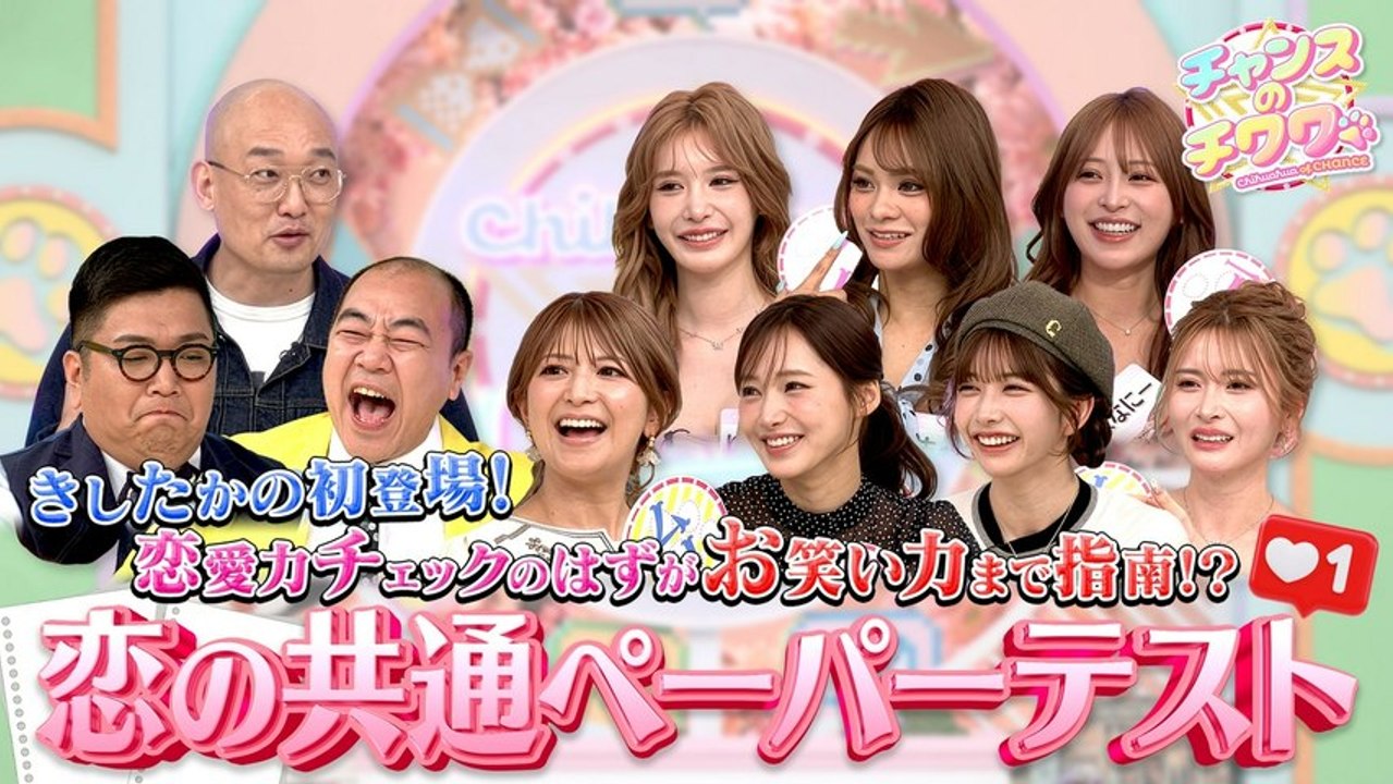 チャンスのチワワ 24人の美女たちvsきしたかの！芸人を捨てた回答に総ツッコミ!？ - 202...