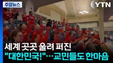 세계 곳곳에 울려 퍼진 "대∼한민국!"...교민들도 한마음으로 응원 / YTN